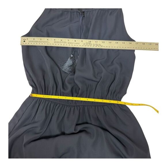 Likely Navy Halter Wedding Guest Blouson Dress Size 0 - Picture 7 of 8